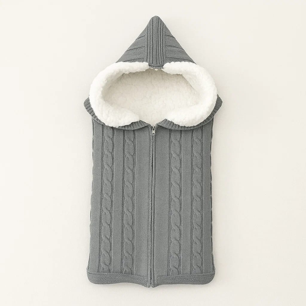 Wool - Zipper Carry Nest - Grey